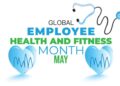 Global Employee health and fitness month. background, banner, card ...